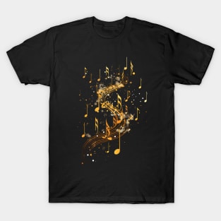 Music Flows Inside T-Shirt